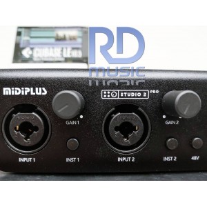 Midiplus studio 2 Pro - Professional usb soundcard interface recording